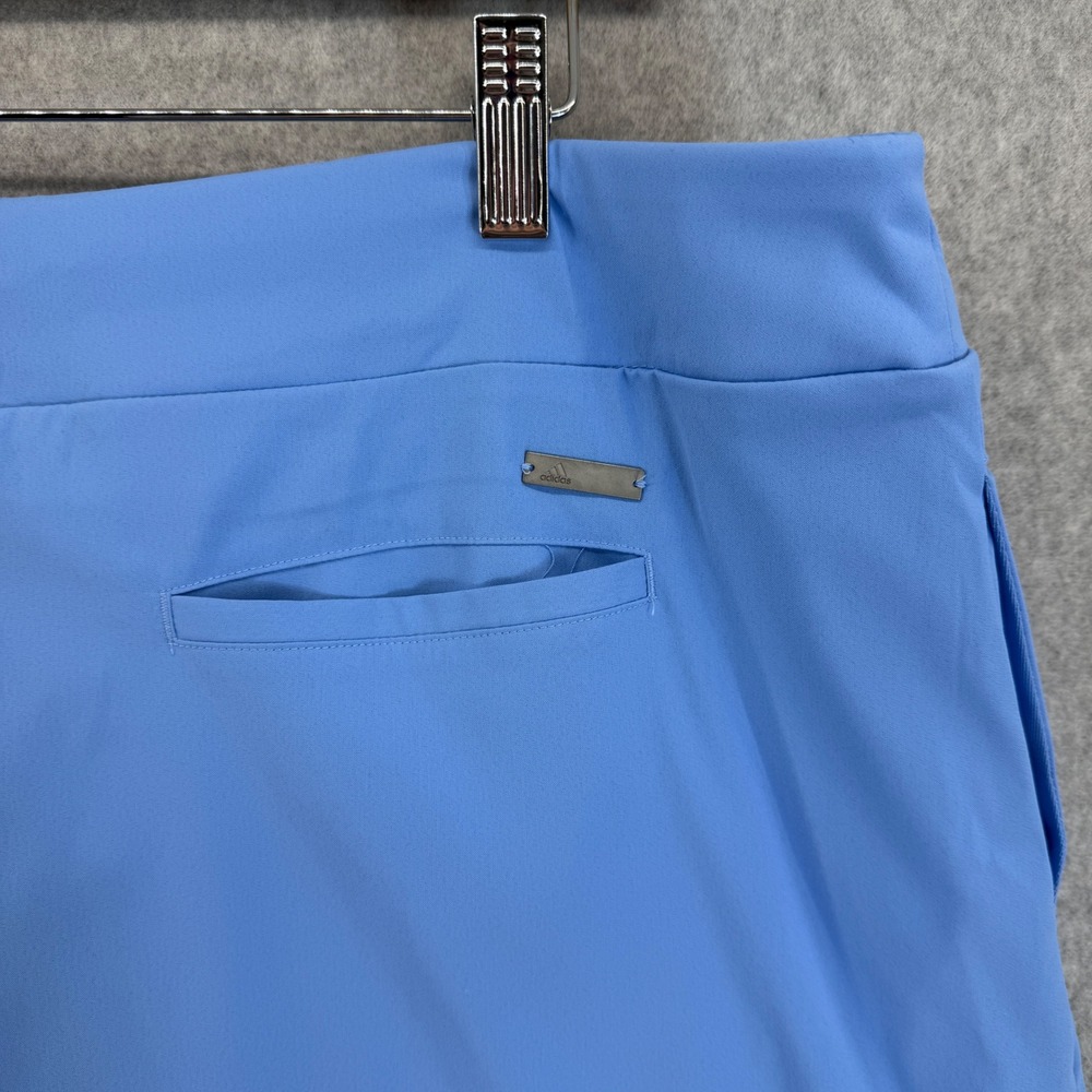 Adidas Golf Skort Athletic Skirt Pockets Light Sky Blue Womens Size Large NWT - Picture 5 of 15